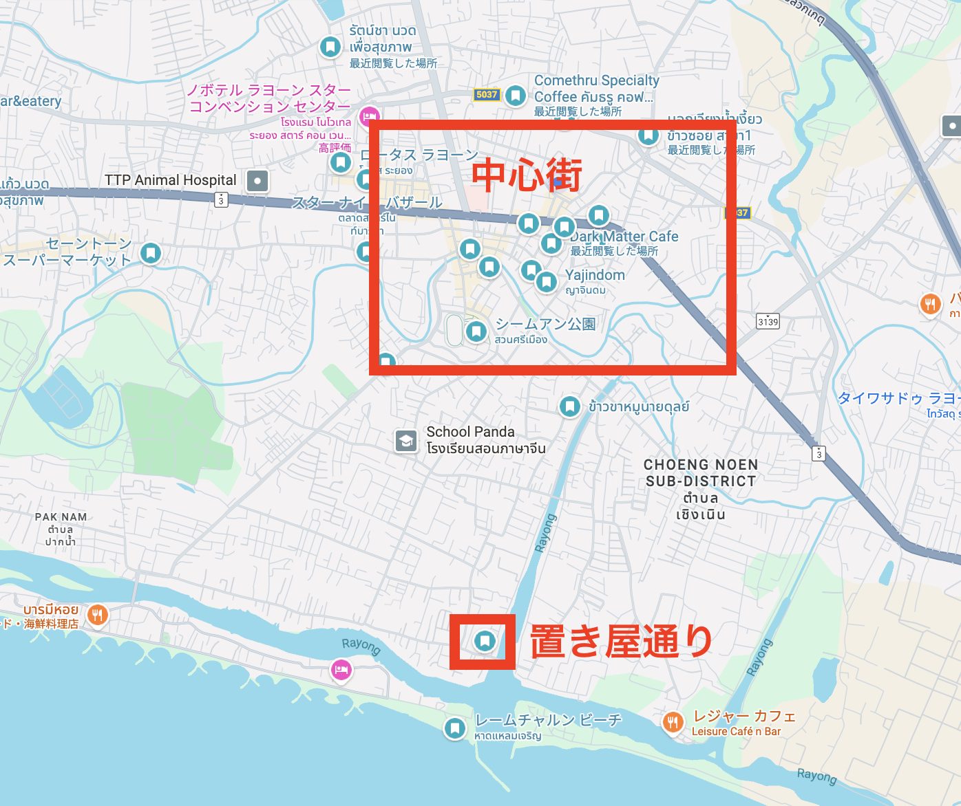 ラヨーン全体マップ